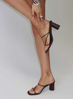 The Becka Heels Chocolate