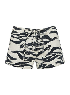 product Princess Polly Thunderbird Micro Shorts Zebra High Waisted Shorts 