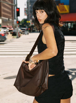 Varney Shoulder Bag Brown