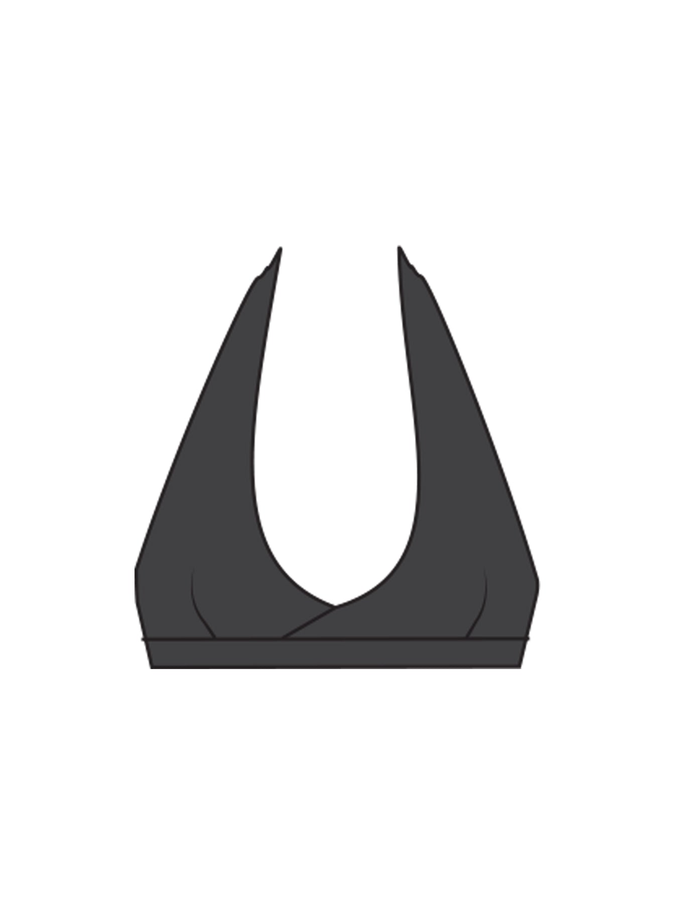 Lock In Active Halter Crop Top Black