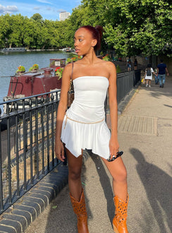 product Princess Polly Square Neck  Adonis Mini Dress White