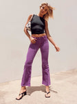 Abrand 99 Low Boot Violet Cord Jeans Purple