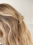 Howley Hair Clip Gold
