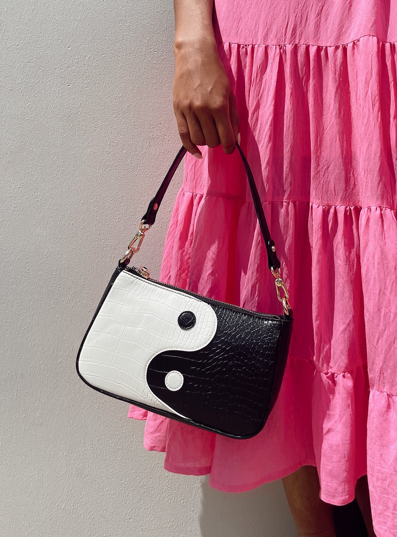 Findlay Bag Black / White Croc