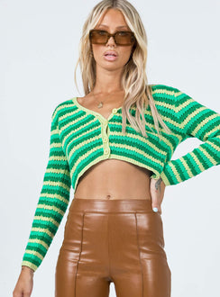 Taesha Cardigan Green