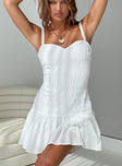 Firestone Mini Dress White