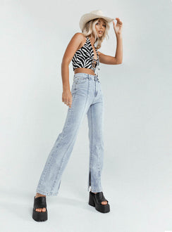 Princess Polly High Rise  Michael Denim Jeans Blue