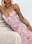 Princess Polly Sweetheart Neckline  Emily Maxi Dress Pink Floral Tall