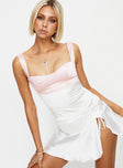 Satin crop top Fixed shoulder straps, square neckline, zip fastening at back Non-stretch material, fully lined 