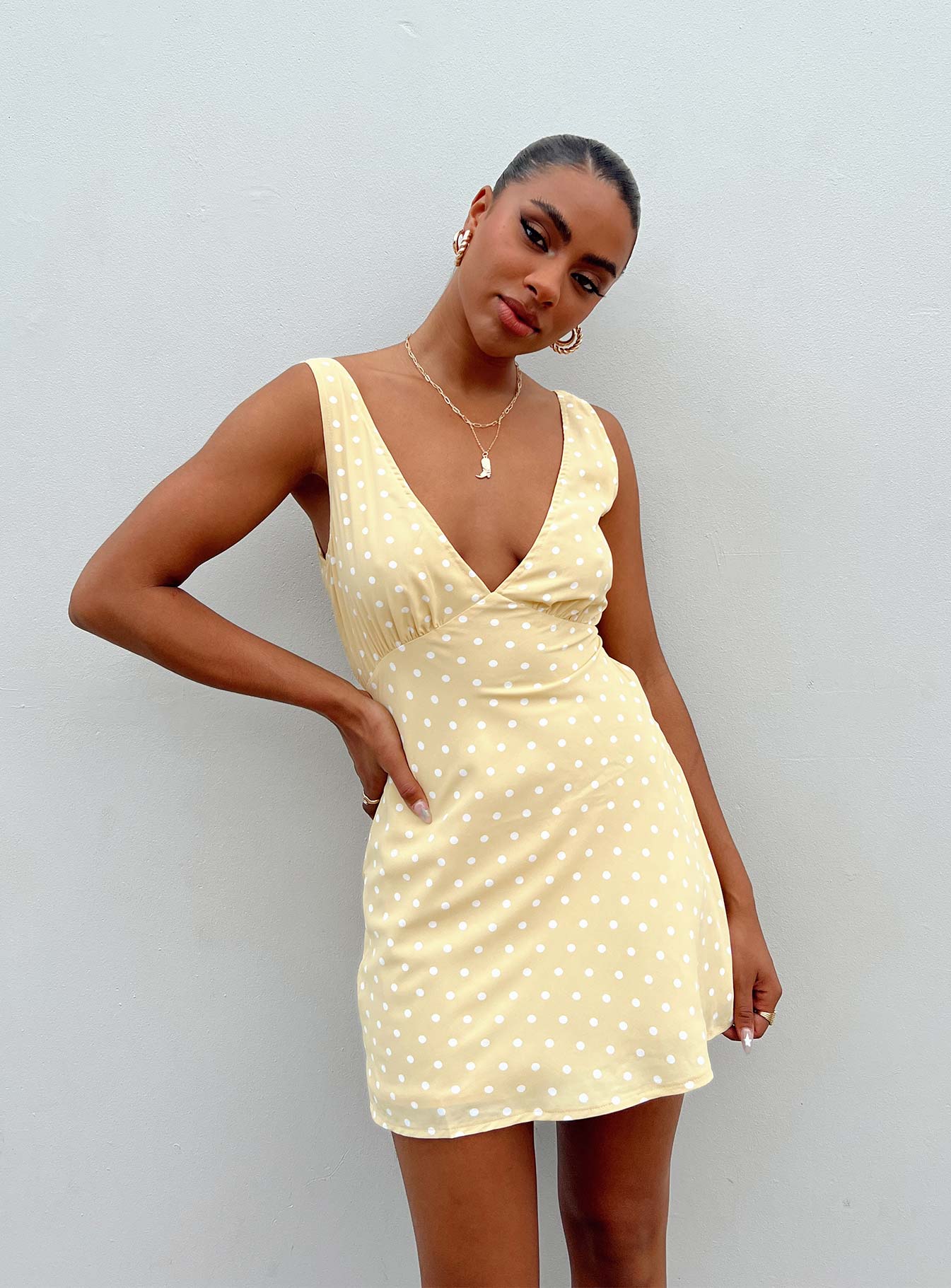 Acela Plus Size Ruffled Maxi Dress | Yellow / White