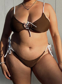 Bikini bottoms Tie side design Cheeky cut bottoms Fully lined