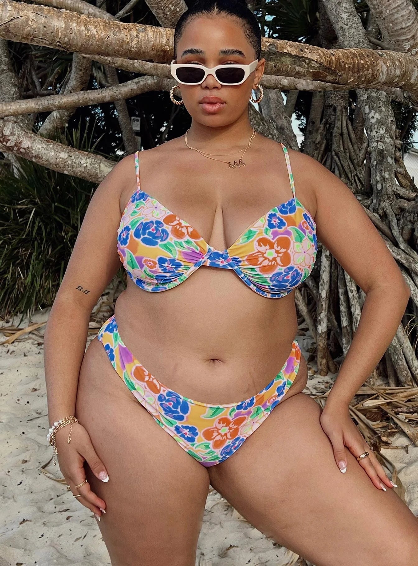 Bikini bottoms High cut design Cheeky cut bottoms Fully lined Print may vary between styles