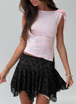 Lisander Mini Skirt Black