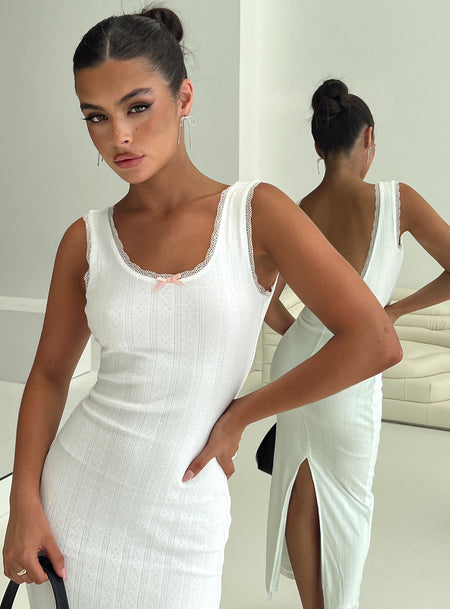 Catania Maxi Dress White