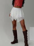 Velenia Mini Skirt White