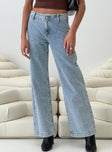 Princess Polly Mid Rise  Thaddeus Jeans Mid Wash