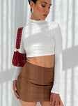 Long sleeve crop top Slim fitting  Princess Polly exclusive