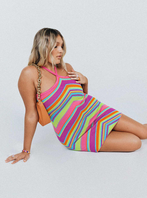 Princess Polly Dress  Daphne Mini Dress Stripe