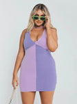Sienna Mini Dress Purple