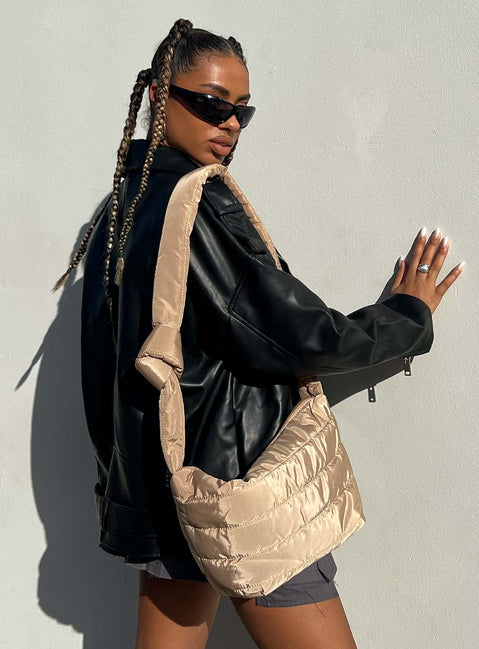 Bag Princess Polly Exclusive Nylon material Quilted design Knotted strap Zip fastening Internal card slot