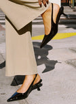 Billini Ayla Pointed Toe Heels Black