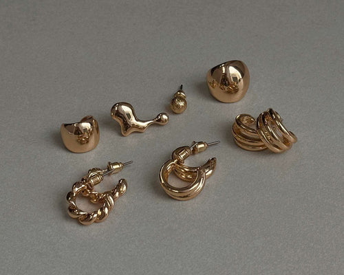 Pantheress Earring Pack Gold Princess Polly Lower Impact