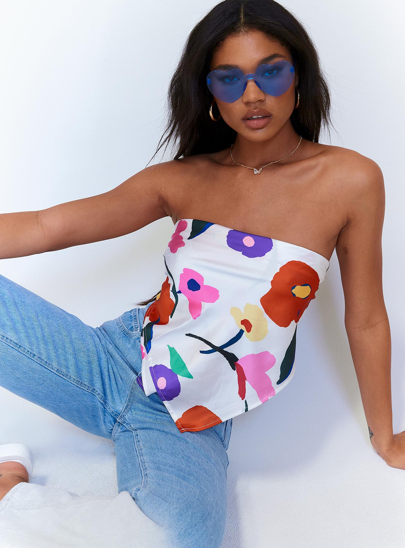 Painterly Hair Scarf