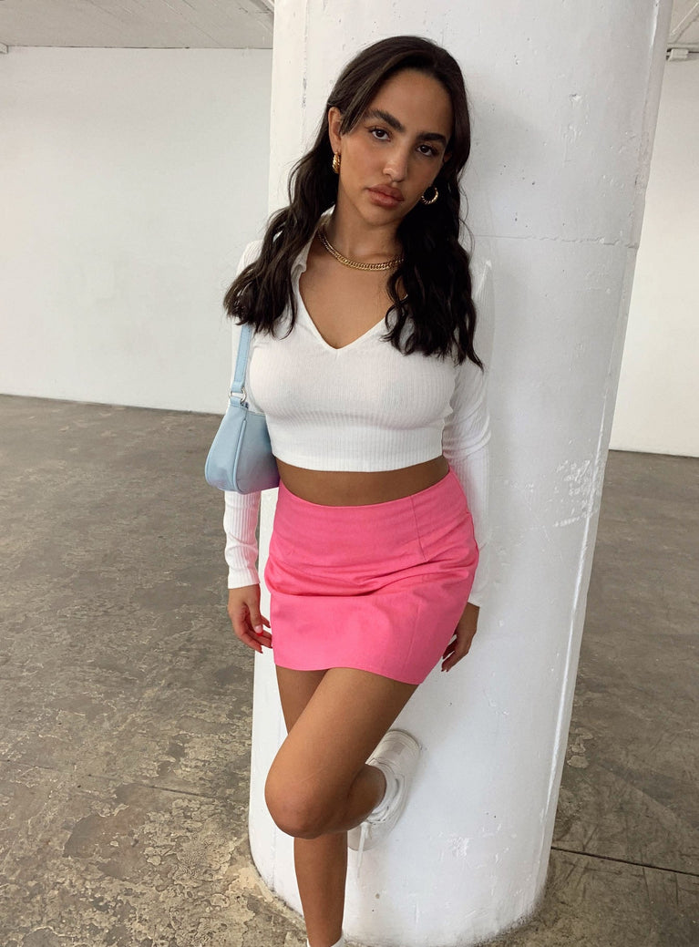 Selby Mini Skirt Pink