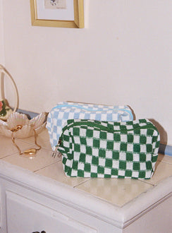 Zinny Cosmetics Case Green / White