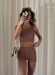 Shorts Soft knit material High waisted Lace waist detail