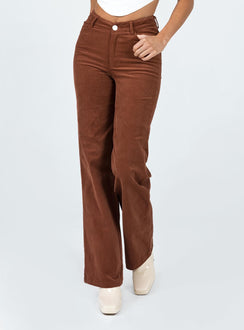 Princess Polly   Sorcha Pants Brown