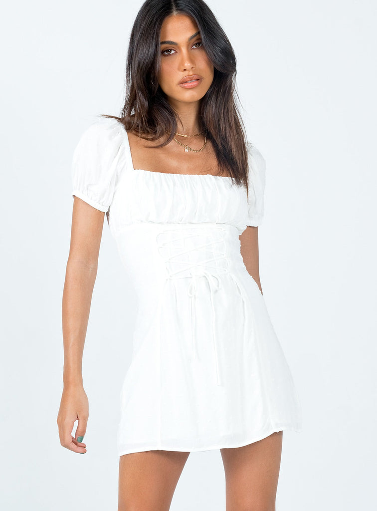 Fauci Mini Dress White