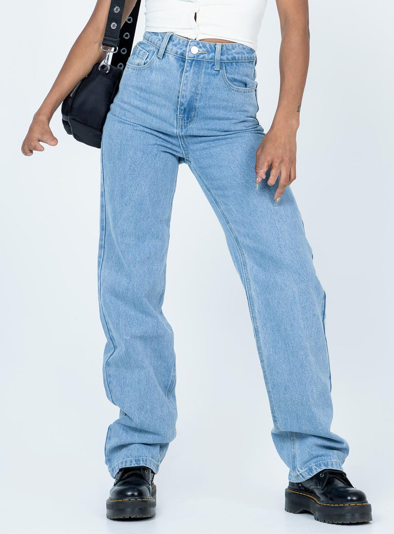 Marian Mid Rise Jeans Denim