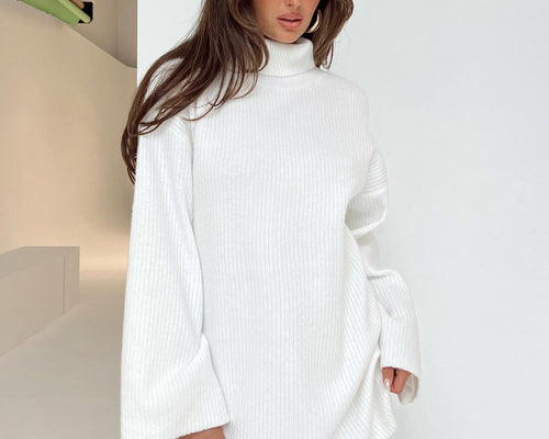 Sonelle Sweater Mini Dress White Princess Polly Lower Impact