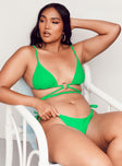 Bella Bikini Top Neon Green