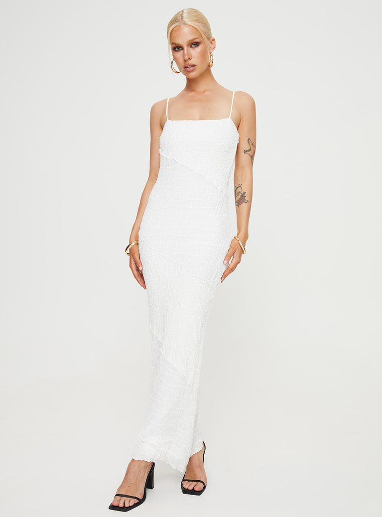 Boynton Maxi Dress White