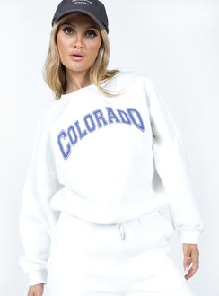 Sweater Relaxed fit Graphic print  Ribbed cuffs & waist  Good stretch  Soft lining 