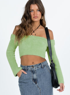 Salas Sweater Green Princess Polly  Cropped 