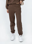 Track pants Elasticated waistband & cuffs Twin hip pockets  Soft lining 