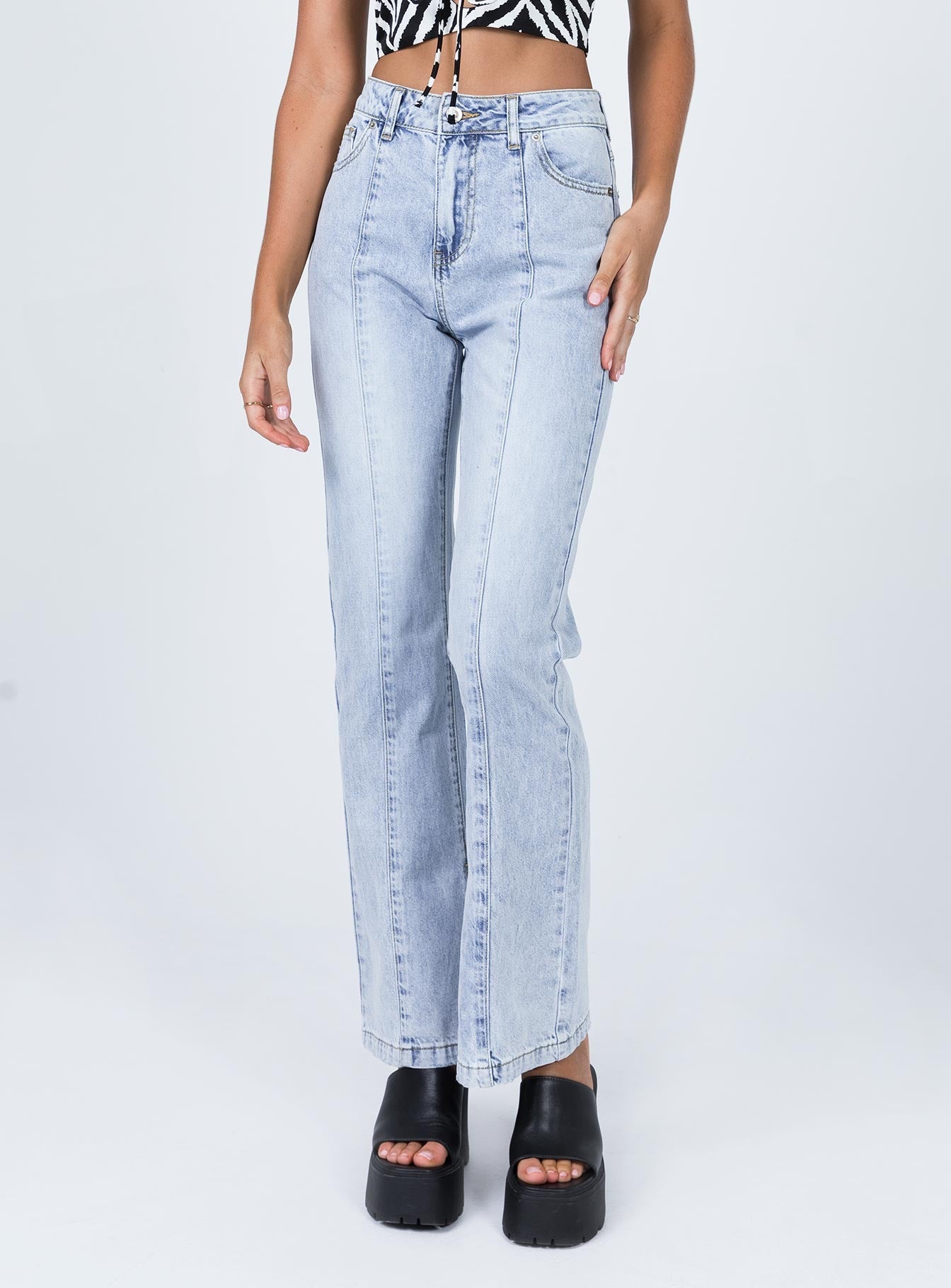 Princess Polly High Rise  Michael Denim Jeans Blue