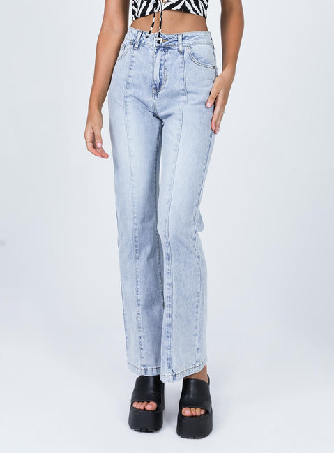 Princess Polly High Rise  Michael Denim Jeans Blue