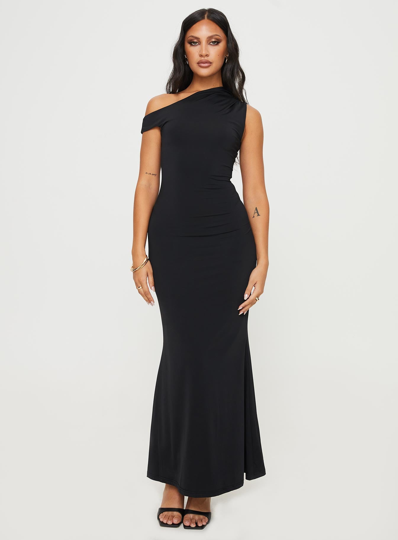 Shop Formal Dress - Beller Maxi Dress Black fifth image