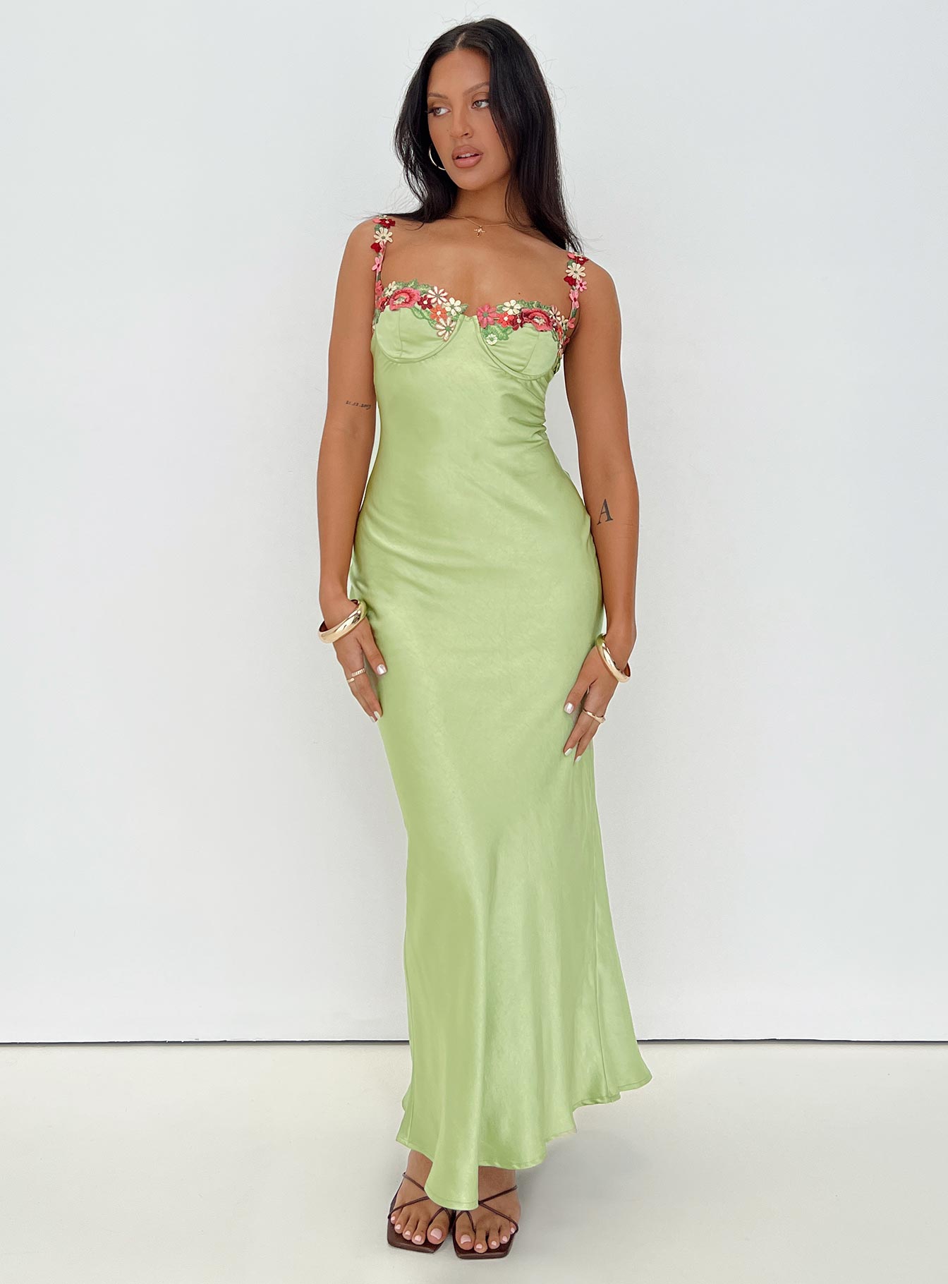Shop Formal Dress - Kenzie Maxi Dress Green secondary image