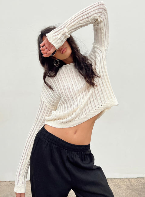 The Adrianna Sweater Cream