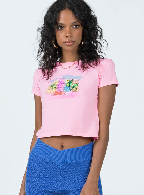 Big City Tee Pink