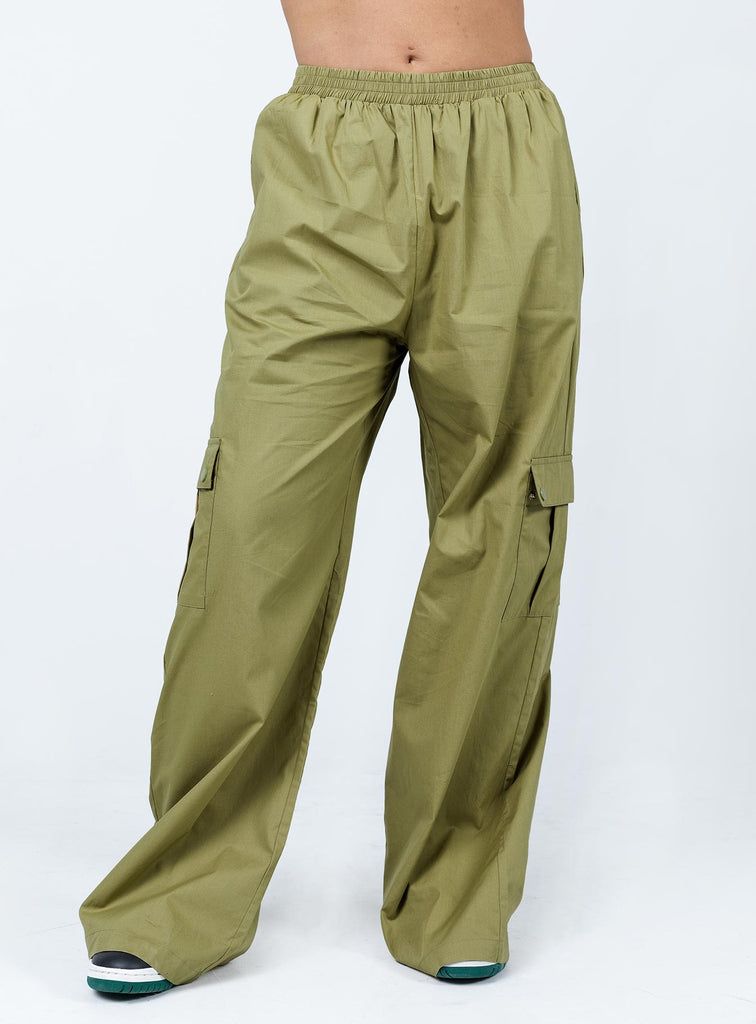 Lista Elastic Pocket Pants Green