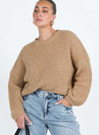 Sweater Knit material Drop shoulder Good stretch Unlined 