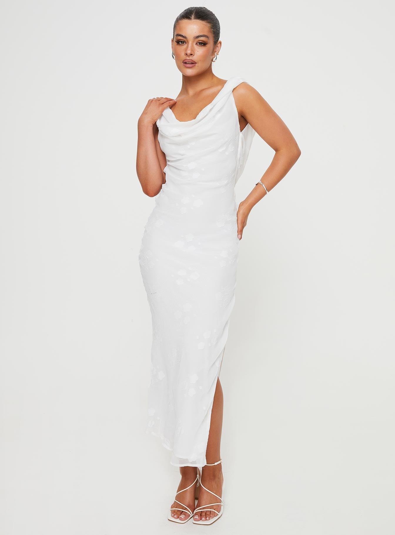 Shop Formal Dress - Contessa Maxi Dress White fifth image