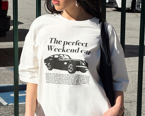 Weekender Graphic Tee White Princess Polly Lower Impact