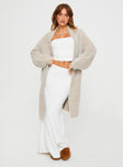 Tremmy Textured Cardigan Natural Princess Polly  Cropped 